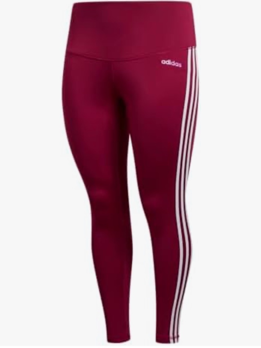 adidas 7/8 hi-rise Leggings with Side Stripes